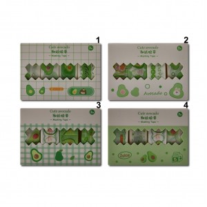 BOX DE FITAS ADESIVAS COM 4 UNIDADES EM PAPEL  REF: XM-612