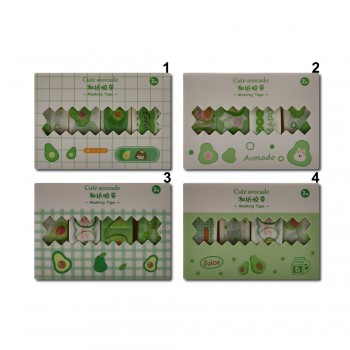 BOX DE FITAS ADESIVAS COM 4 UNIDADES EM PAPEL  REF: XM-612