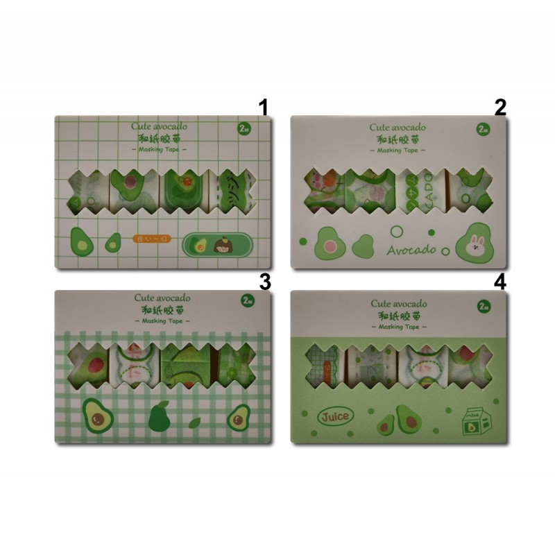 BOX DE FITAS ADESIVAS COM 4 UNIDADES EM PAPEL REF: XM-612 BOX DE FITAS ADESIVAS COM 4 UNIDADES EM PAPEL REF: XM-612