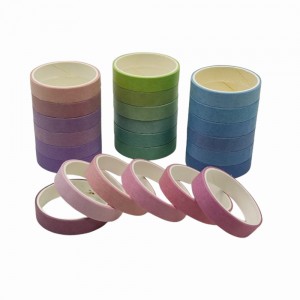 PACOTE DE FITAS ADESIVAS COLORIDAS COM 6 UNIDADES REF: XM-620