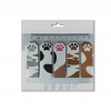 BLOCO AUTOADESIVO + RÉGUA MODELO GATOS COM 100 FOLHAS REF:  REF: AP7798