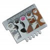 BLOCO AUTOADESIVO + RÉGUA MODELO GATOS COM 100 FOLHAS REF:  REF: AP7798