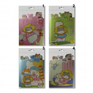 BLOCO DE ANOTAÇÕES MODELO GATOS COM 9 FOLHAS REF: APYSD7803