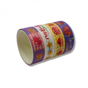 BOX DE FITAS ADESIVAS COM 4 UNIDADES EM PAPEL  REF: XM-612-7