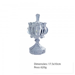 BOMBONIERE DE VIDRO  REF: FM1019-02C
