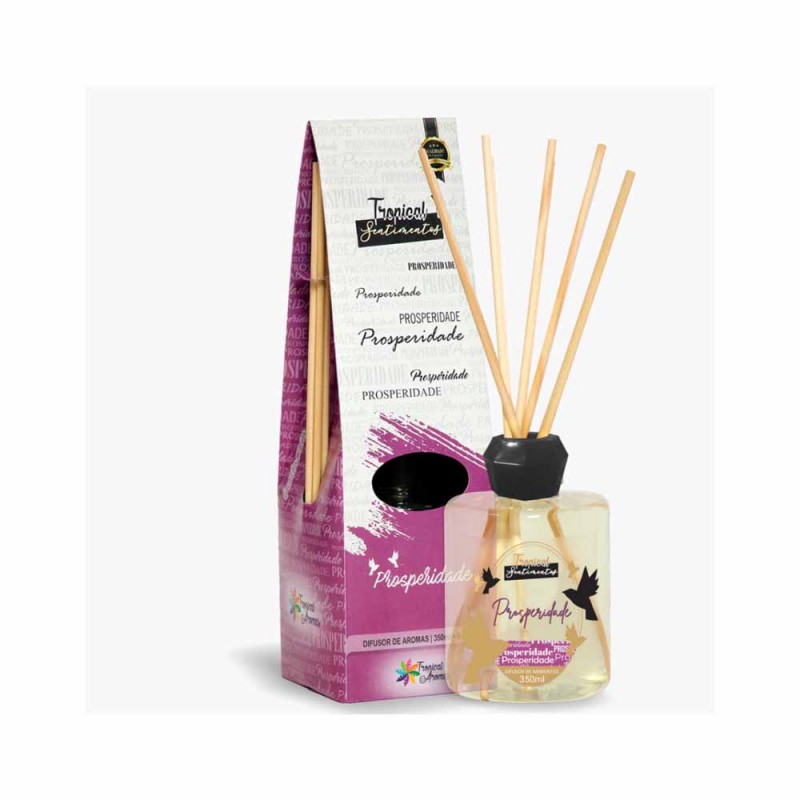 DIFUSOR DE AROMAS SENTIMENTOS PROSPERIDADE 350ML REF: 7184 DIFUSOR DE AROMAS SENTIMENTOS PROSPERIDADE 350ML REF: 7184
