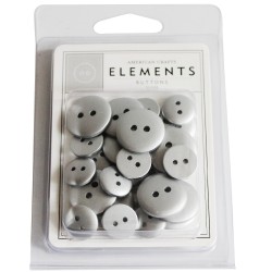 ILHOS BUTTONS SILVER