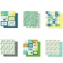 BLOCO CONT.24 FOLHAS DE PAPEL DECORADO 30X30