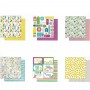 BLOCO CONT.24 FOLHAS DE PAPEL DECORADO 30X30