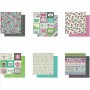 BLOCO CONT.24 FOLHAS DE PAPEL COLORIDO 30X30