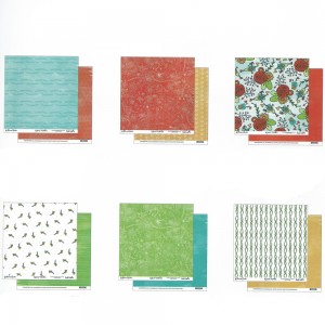 BLOCO CONT.24 FOLHAS DE PAPEL DECORADO 30X30