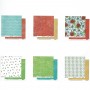 BLOCO CONT.24 FOLHAS DE PAPEL DECORADO 30X30