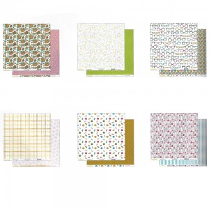 BLOCO CONT.24 FOLHAS DE PAPEL DECORADO 30X30 BLOCO CONT.24 FOLHAS DE PAPEL DECORADO 30X30