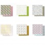 BLOCO CONT.24 FOLHAS DE PAPEL DECORADO 30X30