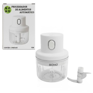 MINI PROCESSADOR DE ALIMENTOS AUTOMÁTICO USB DE METAL E PLÁSTICO 250ML REF: 6254 MINI PROCESSADOR DE ALIMENTOS AUTOMÁTICO USB DE METAL E PLÁSTICO 250ML REF: 6254