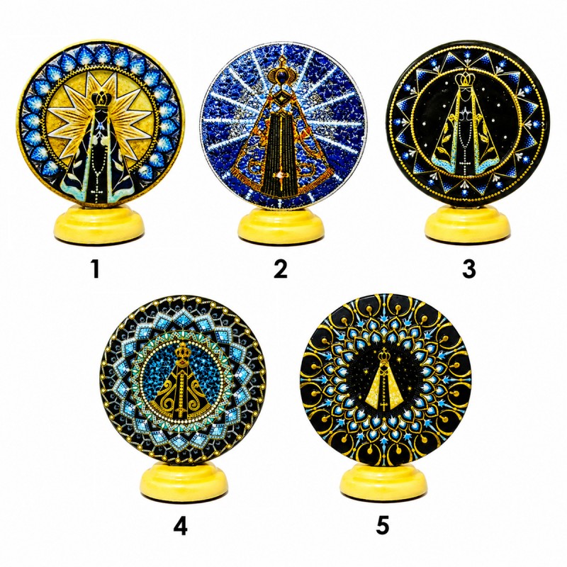 ENFEITE DE MESA DE RESINA MODELO NOSSA SENHORA REF: JP0772 ENFEITE DE MESA DE RESINA MODELO NOSSA SENHORA REF: JP0772