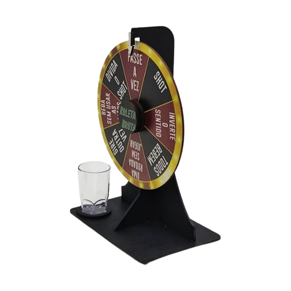 JOGO DE ROLETA SHOT EM MADEIRA E MDF REF: 233