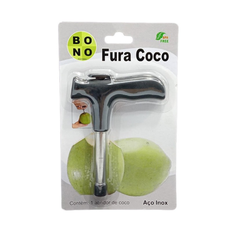 FURADOR DE COCO INOX  REF: 4563