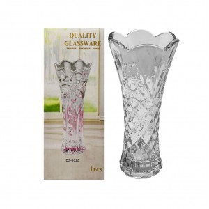 VASO DECORATIVO EM VIDRO 19,50CM  REF: 7839 VASO DECORATIVO EM VIDRO 19,50CM  REF: 7839