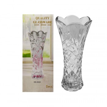 VASO DECORATIVO EM VIDRO 19,50CM  REF: 7839