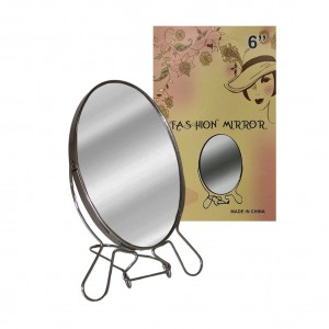 ESPELHO DE MESA EM METAL 18CM  REF: FA5186 ESPELHO DE MESA EM METAL 18CM  REF: FA5186
