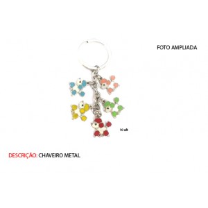 CHAVEIRO EM METAL. TAM:11X11X3.4CM CHAVEIRO EM METAL. TAM:11X11X3.4CM