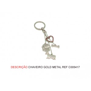 CHAVEIRO EM METAL. TAM:9x4.3x2CM CHAVEIRO EM METAL. TAM:9x4.3x2CM