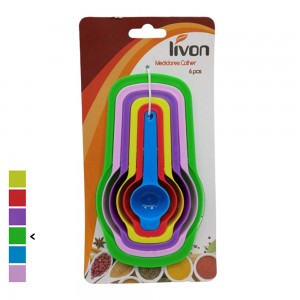 KIT MEDIDORES 6 PEÇAS COLORIDA KIT MEDIDORES 6 PEÇAS COLORIDA