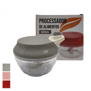MINI PROCESSADOR MANUAL COLORIDO EM PLÁSTICO  REF: 4505 MINI PROCESSADOR MANUAL COLORIDO EM PLÁSTICO  REF: 4505