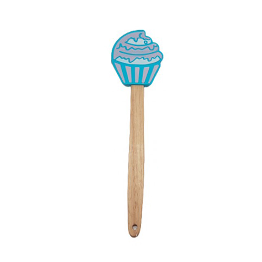 ESPATULA CUPCAKE BAMBU  COR: AZUL