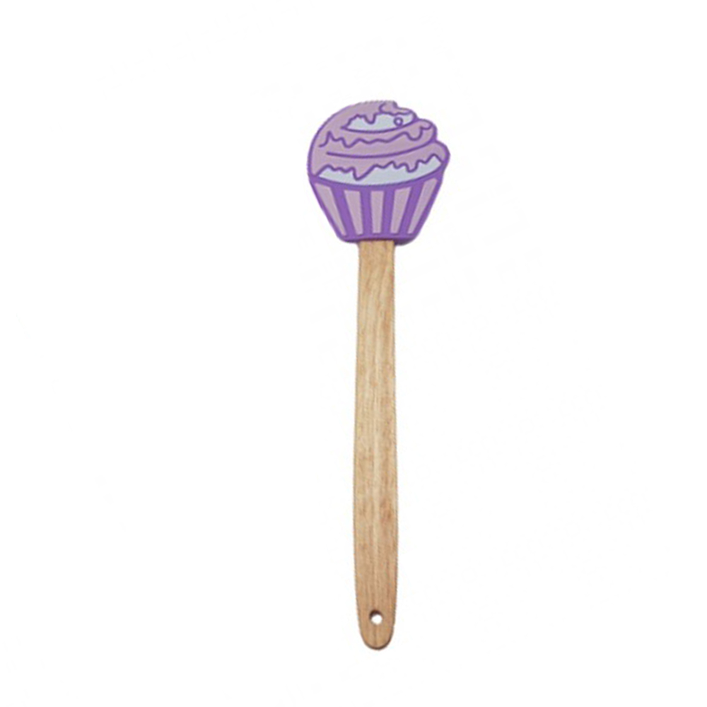 ESPATULA CUPCAKE BAMBU  COR: ROXO