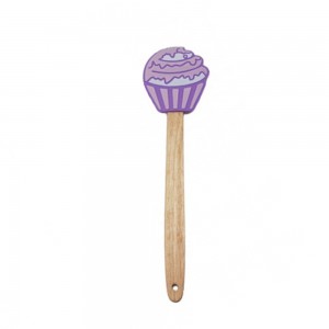ESPATULA CUPCAKE BAMBU  COR: ROXO