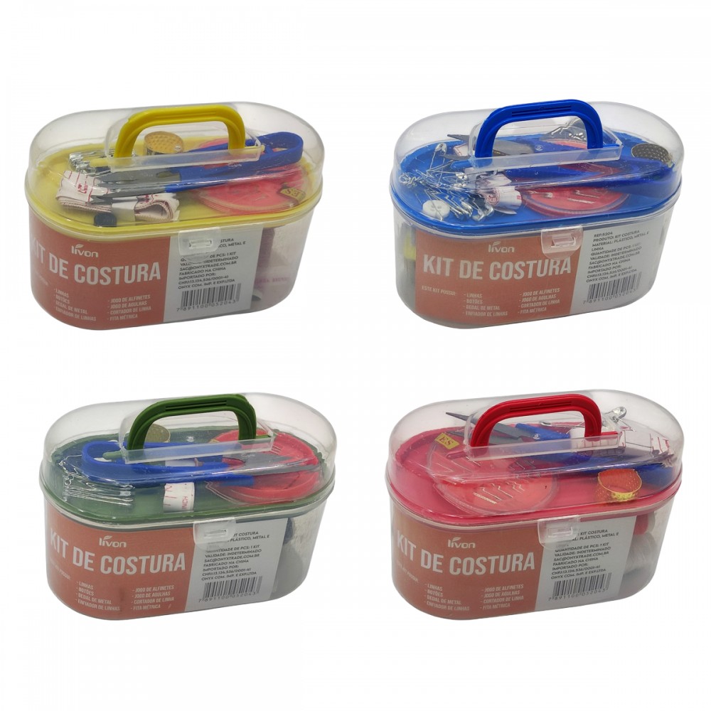 KIT DE COSTURA COM MALETA REF: 5204