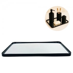 BANDEJA ESPELHADA DECORATIVA PRETA REF: 6363 BANDEJA ESPELHADA DECORATIVA PRETA REF: 6363