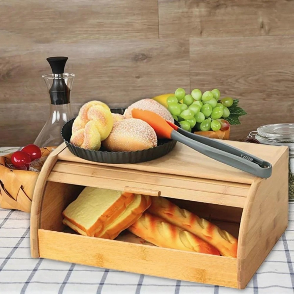 PORTA PÃO PARA SERVIR DE BAMBU REF: 6536