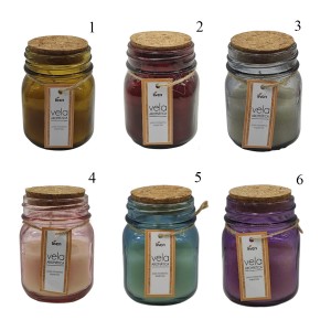 VELA PARAFINA AROMÁTICA EM VIDRO REF: 6636 VELA PARAFINA AROMÁTICA EM VIDRO REF: 6636