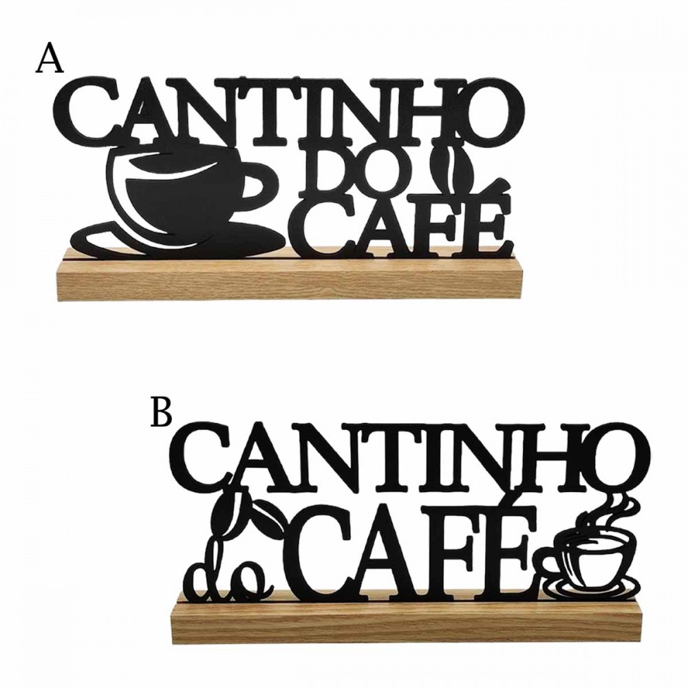 PLACA DECORATIVA MODELO CANTINHO DO CAFÉ EM MDF REF: 6657 PLACA DECORATIVA MODELO CANTINHO DO CAFÉ EM MDF REF: 6657