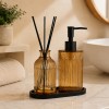 DISPENSER DE SABONETE E DIFUSORDE AROMAS DE VIDRO 400ML REF: 7072 DISPENSER DE SABONETE E DIFUSORDE AROMAS DE VIDRO 400ML REF: 7072