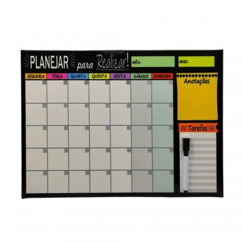 PLANEJADOR MENSAL MODELO REALIZAR 40X29 REF: MP-01 PLANEJADOR MENSAL MODELO REALIZAR 40X29 REF: MP-01
