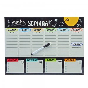 PLANEJADOR MINHA SEMANA  REF: MP-02 PLANEJADOR MINHA SEMANA  REF: MP-02