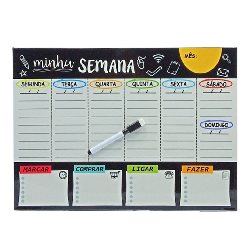 PLANEJADOR MINHA SEMANA REF: MP-02 PLANEJADOR MINHA SEMANA REF: MP-02