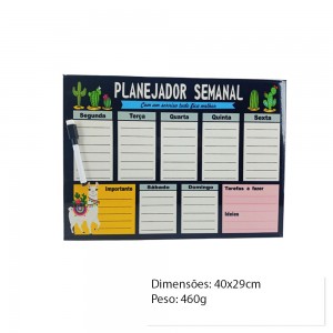 PLANEJADOR SEMANAL 29X40CM REF: MP03