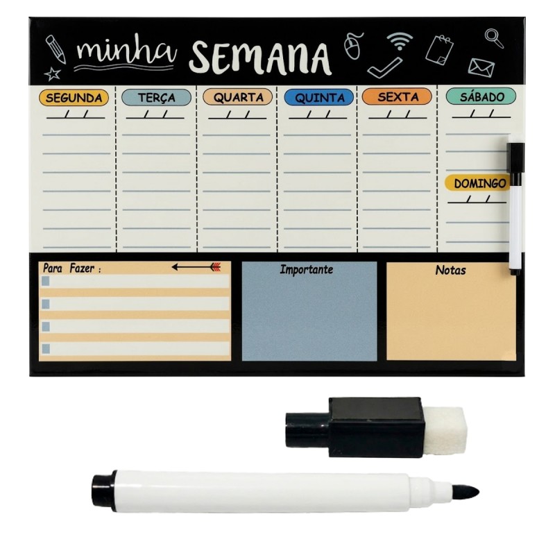 PLANEJADOR MODELO MINHA SEMANA 40X29  REF: MP04