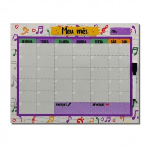 PLANEJADOR MEU MÊS EM METAL 40X29 REF: MP-30