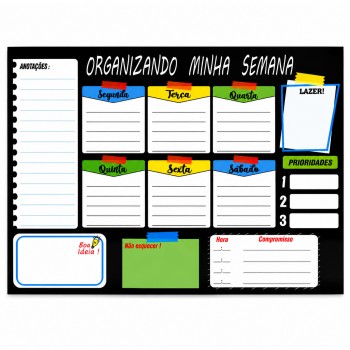 PLANEJADOR TEMÁTICO SEMANAL DE METAL REF: MP52