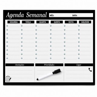 PLANEJADOR AGENDA SEMANAL  REF: MP55