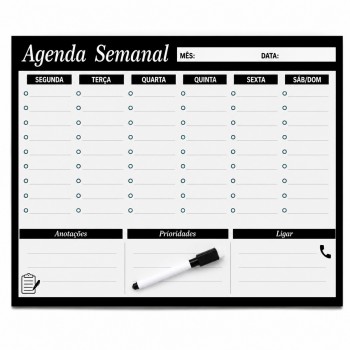 PLANEJADOR AGENDA SEMANAL  REF: MP55