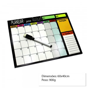 QUADRO PLANEJADOR 40X60 REF: PG-01 QUADRO PLANEJADOR 40X60 REF: PG-01