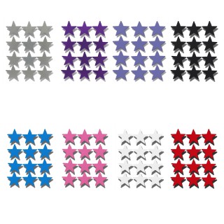 IMÃ DE METAL MODELO ESTRELA COM 12 PEÇAS REF: IM37