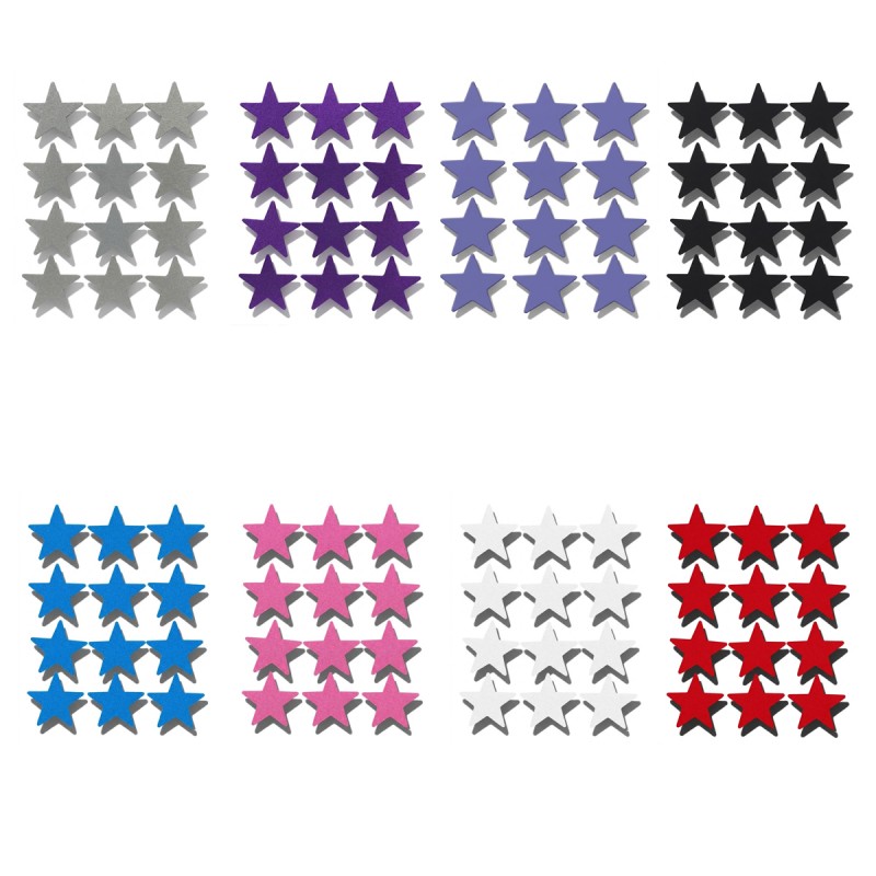 IMÃ DE METAL MODELO ESTRELA COM 12 PEÇAS REF: IM37